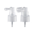 Plastic short mouth nasal spray pump  with cap for medicine